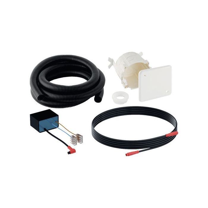 Geberit installation set for WC flush controls with electronic flush actuation 115.861.00.6 / 115.861.00.1