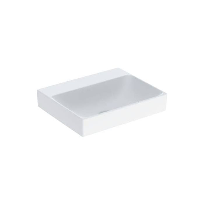 Geberit ONE Washbsn 505.020.01.6 Geberit One Classic Waste 500mm 1 Tap Hole Countertop Geberit One Classic Waste 500mm 1 Tap Hole Countertop Basin w/o Overflow - White 505.020.01.6 … 520mm Basin Width 600mm