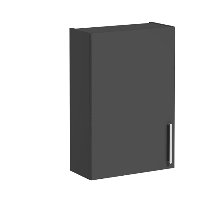Vitra Root Flat Narrow Upper Unit  55 cm  Matt Storm Gray (Left) 68051