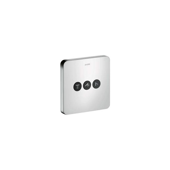 HANSGROHE AXOR CITTERIO M - SHOWER SELECT FLUSH VALVE FOR 3 CONSUMERS CHROME 36773000