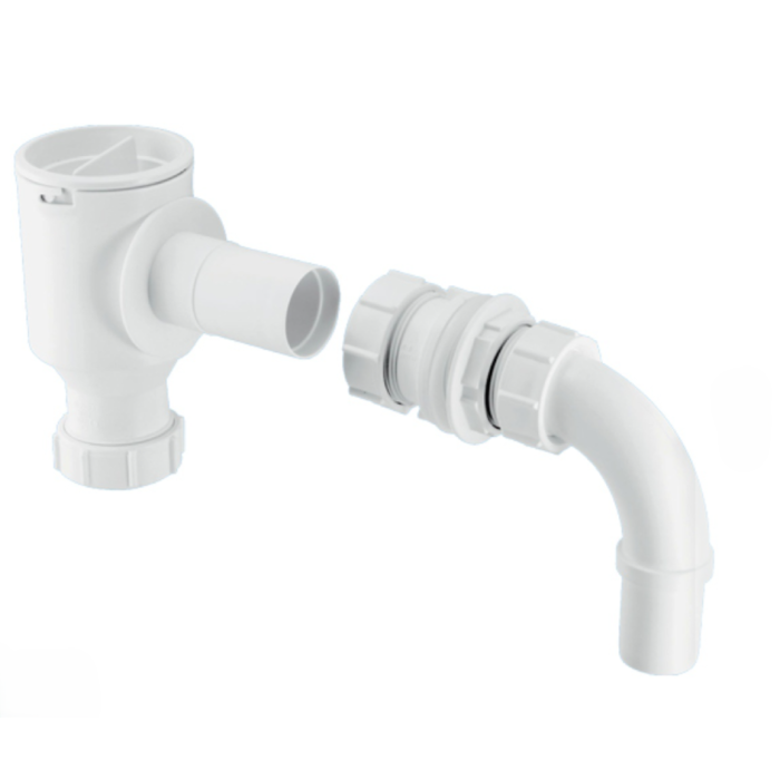 McAlpine R40E 1 Complete Screened Tank Overflow Connector