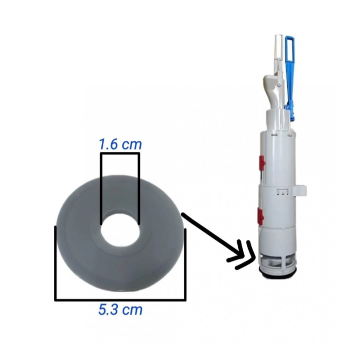 Roca Flush Valve seal