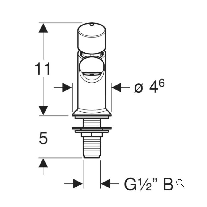 Twyford Sola Non Concussive Tap (Single) SF2252CP