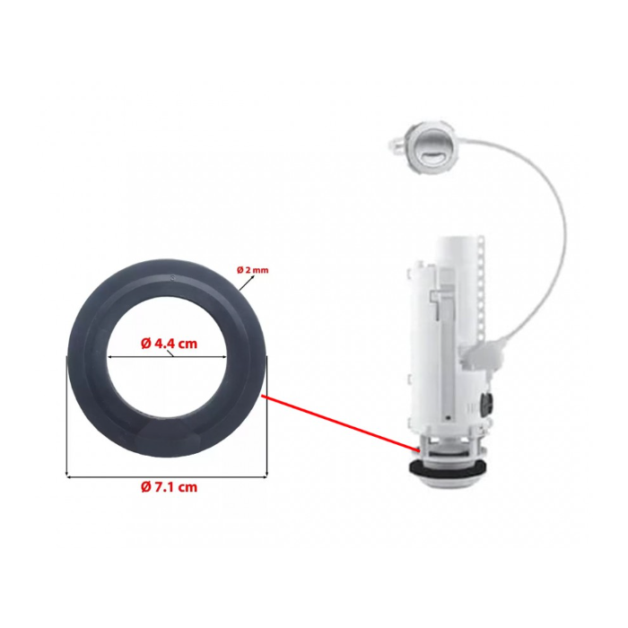 Siamp Flush Valve seal