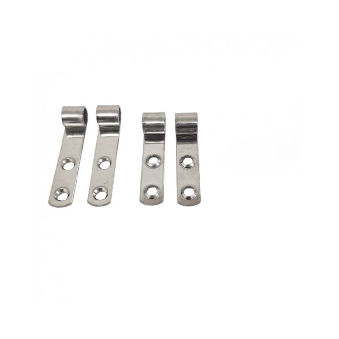 Toilet Seat Hinge Set Of Straps NO Screws A9109