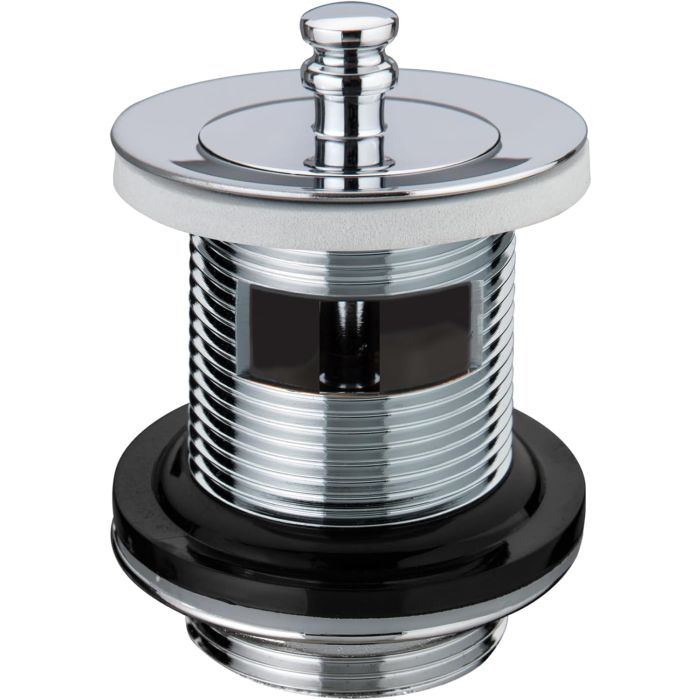 Wirquin Macdee 30120609 Anti  Vandal Plug Slotted Bsn Wst Wirquin 30120609 1.2 Brass Basin Waste Anti-Vandal Plug, Slotted