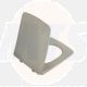 Vitra Metropole Slim Toilet Seat Soft Close Easily Removable Matte Beige 122-020R009