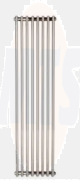 NABIS MADALINE 1000X362MM CHROME RADIATOR 781 BTU MD005 MS1000362CP 