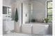 L SHAPE BATH SCREEN