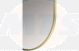 KENJI 800X400 OBLONG MIRROR-BRASS