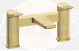 Jose BATH FILLER BRUSHED BRASS