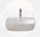 Twyford 550 x 445mm semi recessed washbasin, 1 tap hole MD4621WH