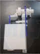 Sanica 100 Toilet Float Valve S/E Inlet Valve 1/2inch