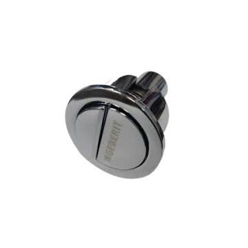 Geberit actuator for flush valve type 240, dual flush: gloss chrome-plated   238.540.21.1