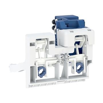 Geberit electronic WC flush control mains operation, for Omega concealed cistern 12 cm, with Type 10 RF-controlled button round 245.547.00.6