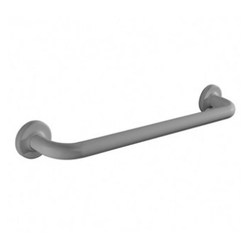 Twyford Avalon Support Grab Rail 600mm Concealed Fixings Grey AV4902GY