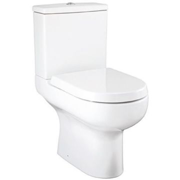 Bathstore Cityspace Toilet  Seat and Cover with Top Fixing Hinges / Fittings 531459