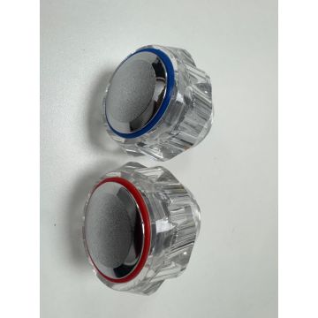 Bristan Basin R AC Tap Reviver Acrylic HANDLES ONLY NO CARTRIDGES  (Hot & Cold Side) 3/4 Sold as pair C58060HANDLE