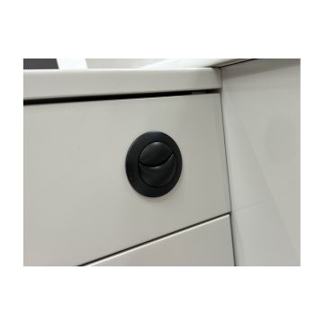 DUAL PUSH BUTTON COVER (ROD) - BLACK