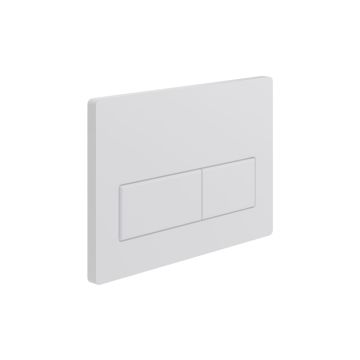 FLUSHPLATE RECTANGLE PUSH BUTTON WHITE