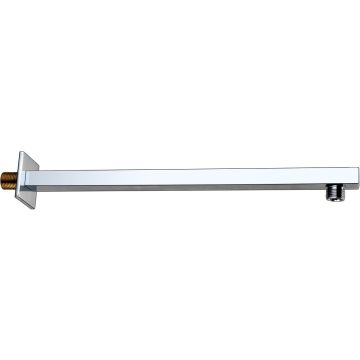 SQUARE SHOWER ARM 300MM - CHROME
