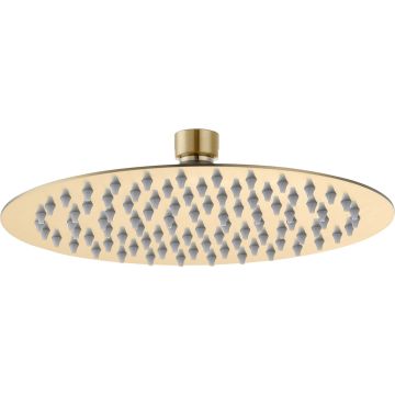 250MM ROUND SHOWERHEAD - BRUSHED BRASS