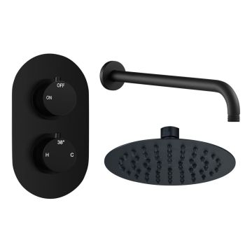 AURLumpurPK 1 - SHOWER VALVE & KIT BLACK