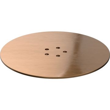 90MM BRUSHED BRONZE WASTE COVER ONLY