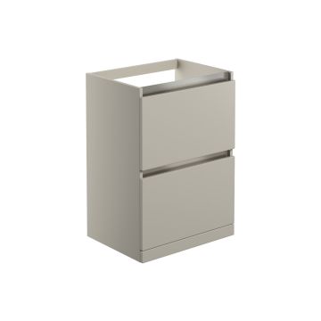 Auckland 600 2DRW F/S UNIT(NO TOP)-LATTE