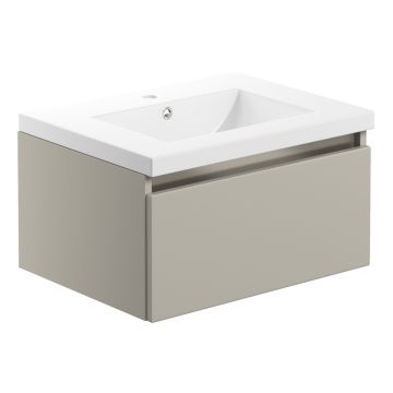 Auckland 615 1 DRW W/H UNIT & BASIN-LATTE