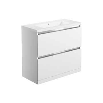 Auckland 815 2 DRW F/S UNIT & BASIN-WHITE