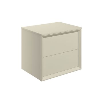 PUSH 600 UNIT & WORKTOP 2DRW COTTON