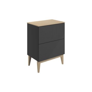  Burg  610 FS GRAPHITE UNIT & MAPLE W/TOP