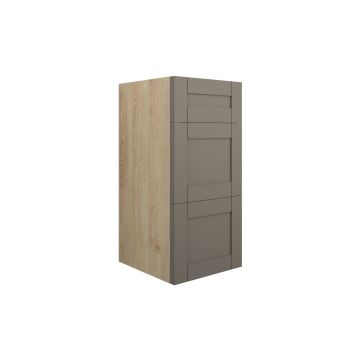  Glasgow  300 STD 3DRW OAK CAB STONE FASCIAS