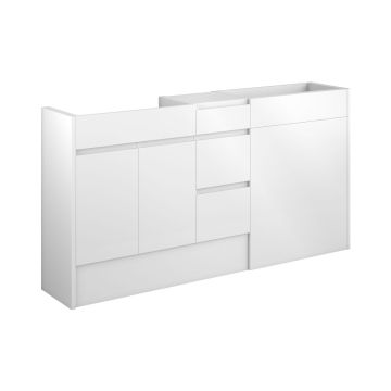  Valencia  STD 1536 BAS/WC/3DRW OAK CAB/WHITE