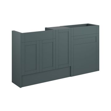  Glasgow  STD 1536 BAS/WC/1DR OAK CAB/GREEN