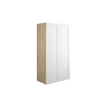  Glasgow  600 STD STOR/UNIT OAK CAB WHT DRS