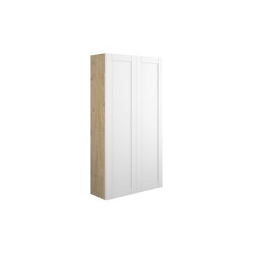  Glasgow  600 SLIM STOR/UNIT OAK CAB WHT DRS
