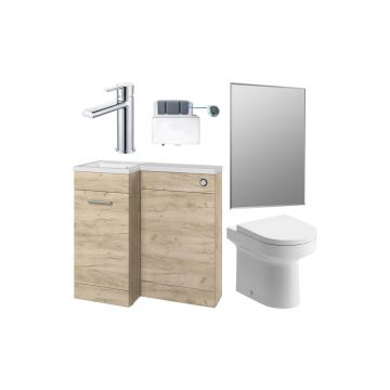 Edmonton 900 L/H OAK PACK INC  Lyon  CHROME