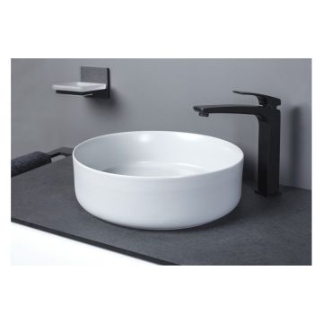 LUXEY 355 ROUND WASHBOWL & WASTE - WHITE