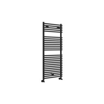TEPLO RND LADDER RAD 1190 X 500 BLACK