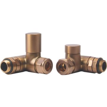 PATTERN RADIATOR VALV RD CORNER BRONZE