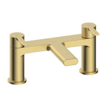 Bath Filler Oval Brushed Brass