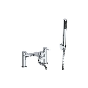 Bath Shower Mixer Oval Chrome