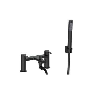 Bath Shower Mixer Oval Black
