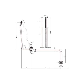 EXPOSED BATH PLUG/WASTE&PIPE SHROUDS-CHR