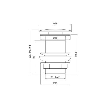 UNSLOTTED BASIN WASTE-M.BLK