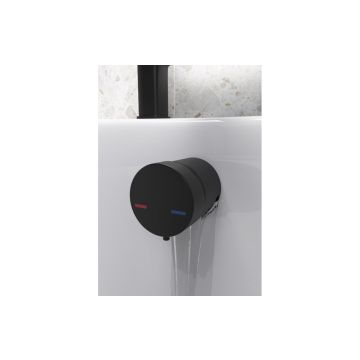 BLACK BATH OFLOW FILLER INTEGRATED VLVE