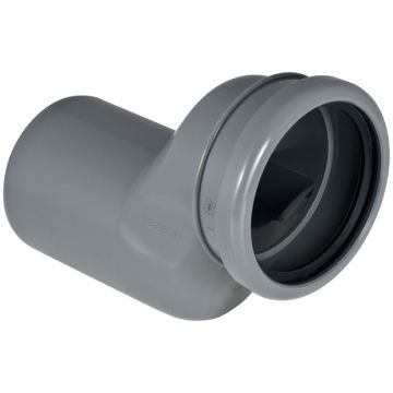 Geberit straight connector set for wall-hung WC stepped by 5 cm: grey   388.352.29.1