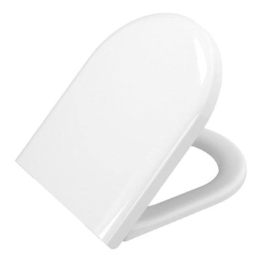 Vitra 85-003-009 Universal Toilet Seat with Soft-Close Mechanism White